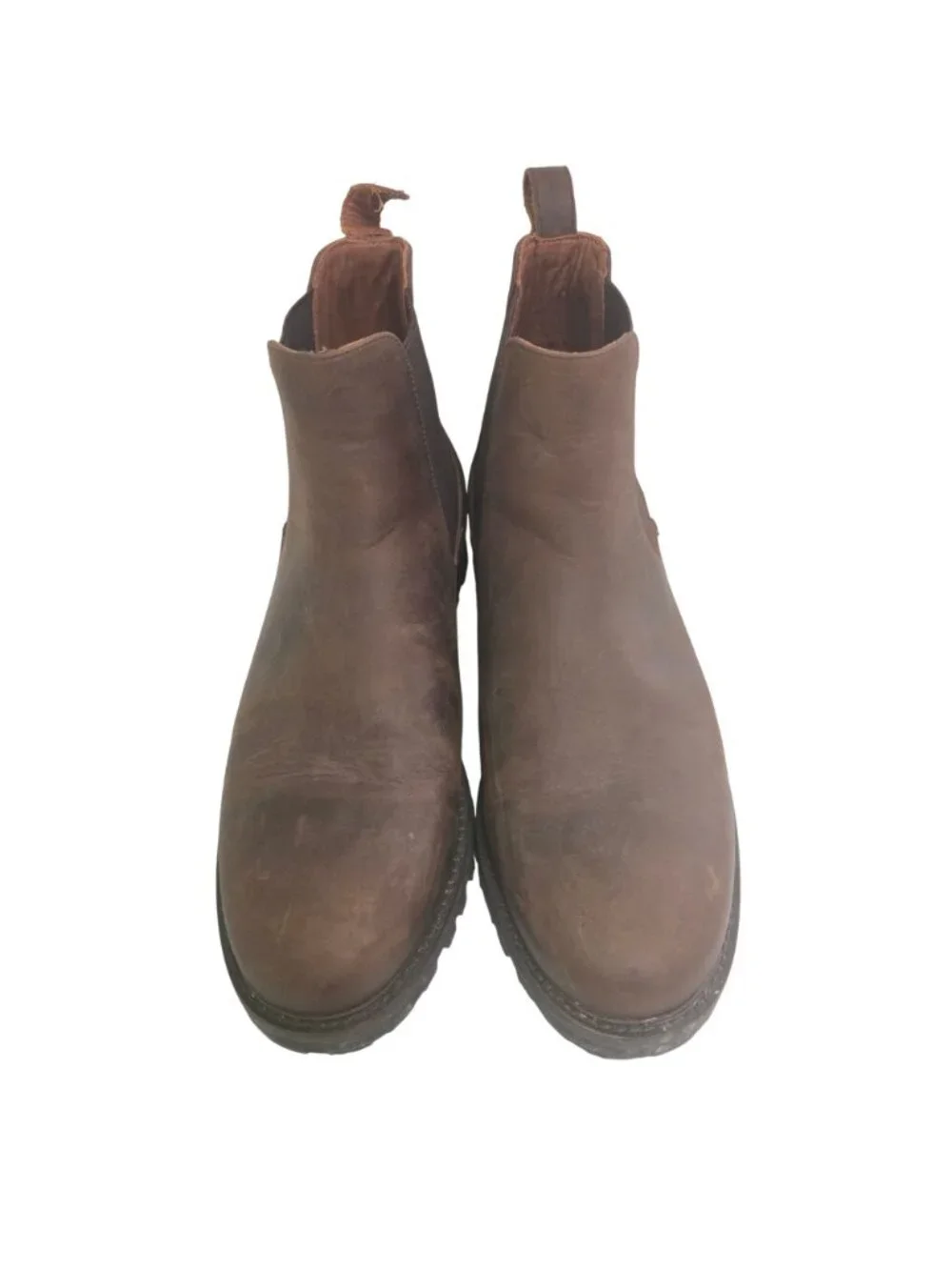 Portland Leather Patina Chelsea Boots Canyon Brown Size 11